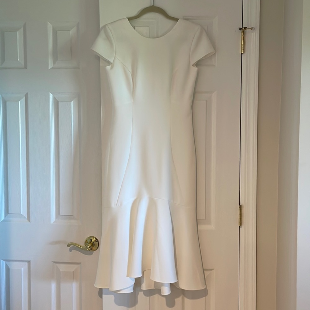 Amanda Uprichard Evalina dress in Ivory